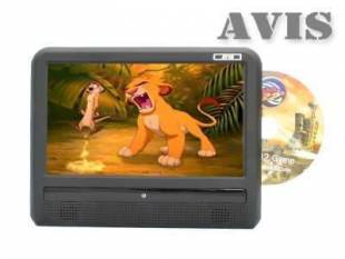 Навесной монитор на подголовник AVIS AVS0933T 9" c DVD (черный)