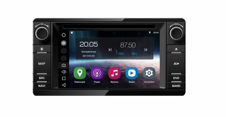 Штатная магнитола FarCar s200 для Mitsubishi Outlander, ASX, Lancer X, Pajero Sport, L200, Pajero 4 на Android (V230)