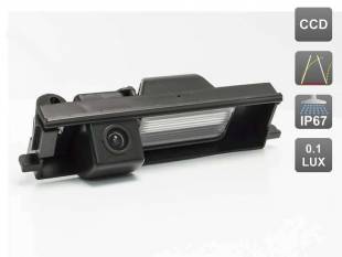 CCD штатная камера заднего вида с динамической разметкой AVIS Electronics AVS326CPR для  TOYOTA RAV4 / CHERY TIGGO (#098)