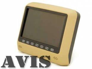 Навесной монитор на подголовник AVIS AVS0988T 9" c DVD (бежевый)
