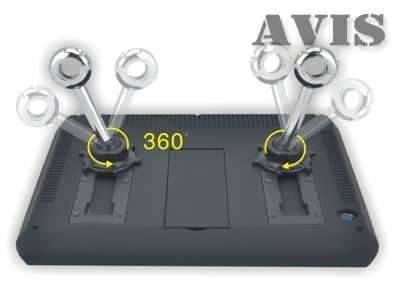 Навесной монитор на подголовник AVIS AVS0933T 9" c DVD (бежевый)