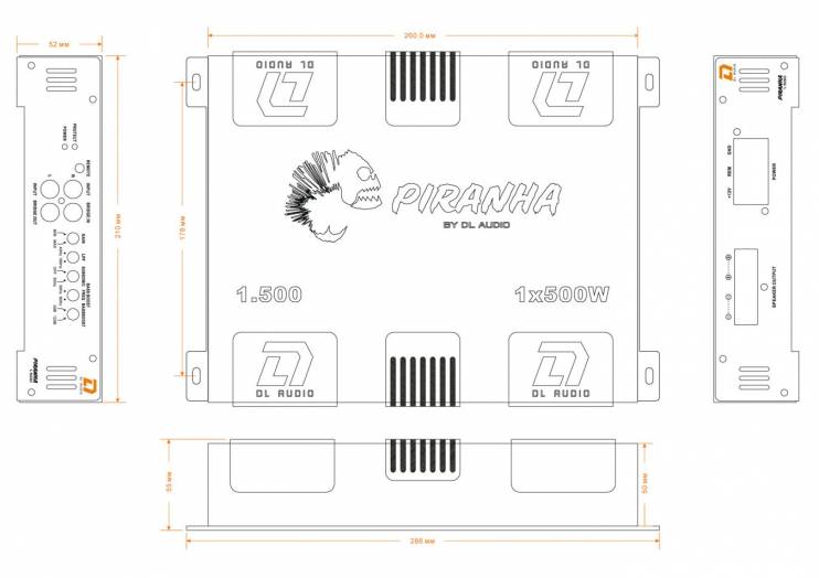 DL Audio Piranha 1.500