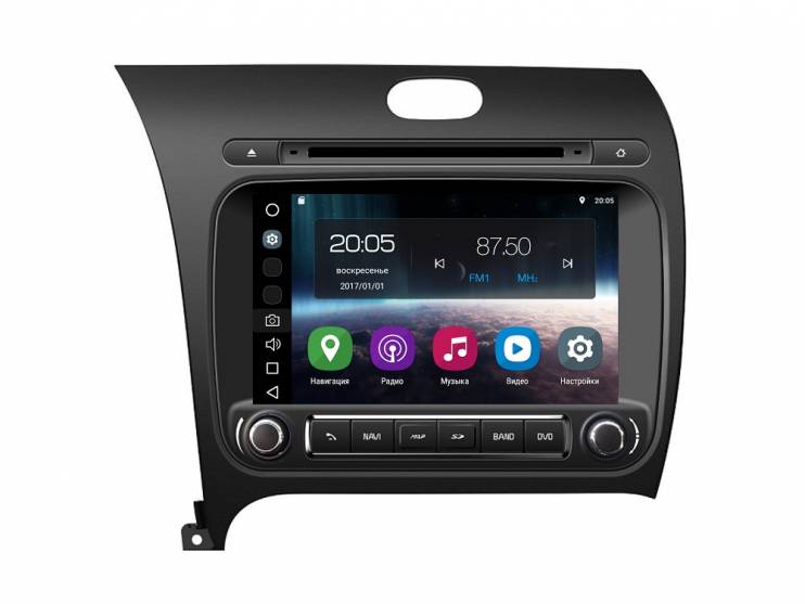 Штатная магнитола FarCar s200 для KIA Cerato на Android (V280)