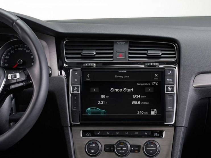 Штатное головное устройство Alpine X901D-G7 для Golf 7