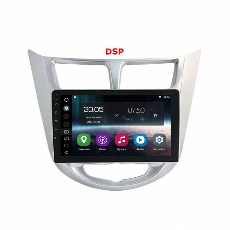 Штатная магнитола FarCar S200 V067R-DSP Hyundai Solaris (2010-2016)