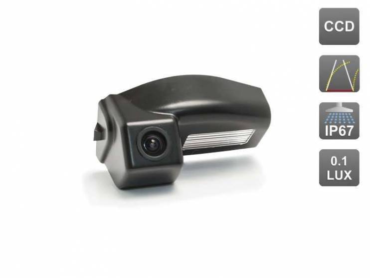 CCD штатная камера заднего вида с динамической разметкой AVIS Electronics AVS326CPR для MAZDA 2 / MAZDA 3 SEDAN (#045)
