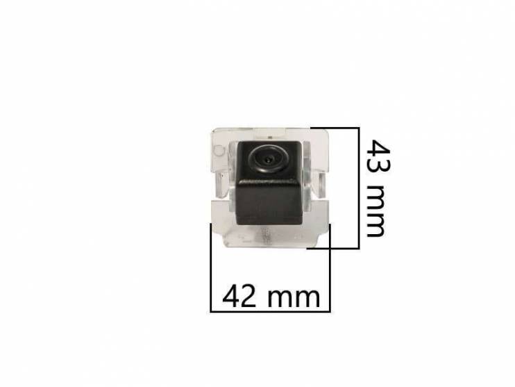 CCD штатная камера заднего вида с динамической разметкой AVIS Electronics AVS326CPR для MITSUBISHI OUTLANDER II XL (2006-2012) / OUTLANDER III (2012-...) / LANCER X HATCHBACK / CITROEN C-CROSSER / PEUGEOT 4007 (#060)