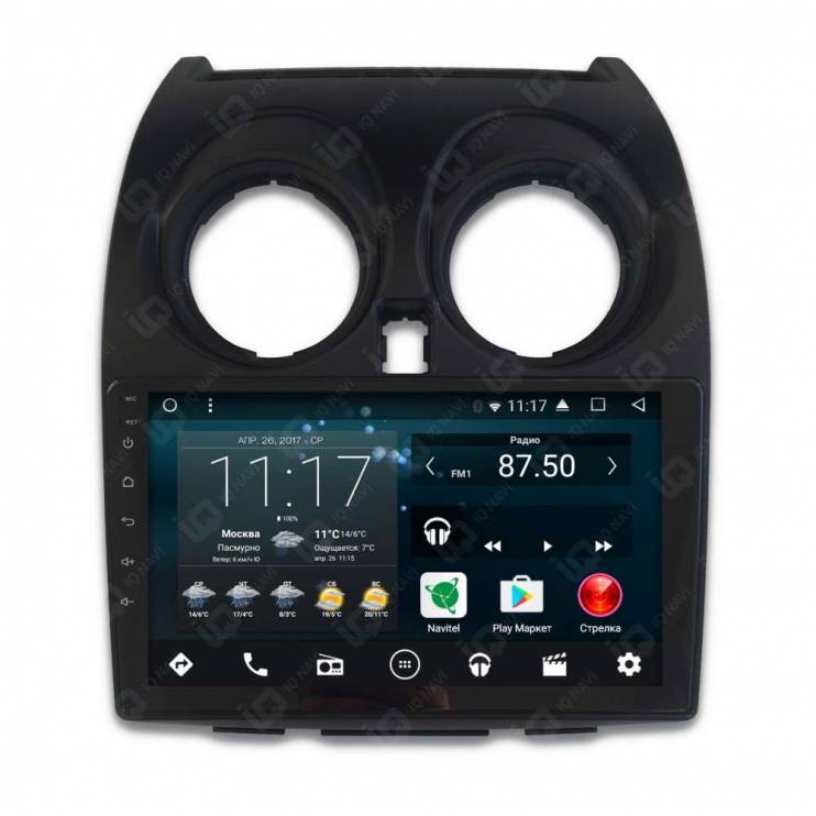 Автомагнитола IQ NAVI T58-2107 Nissan Qashqai (J10) (2007-2014) 9"
