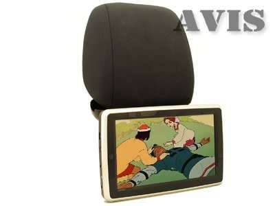 Навесной монитор на подголовник AVIS AVS1088T с диагональю 10.1" и встроенным DVD плеером