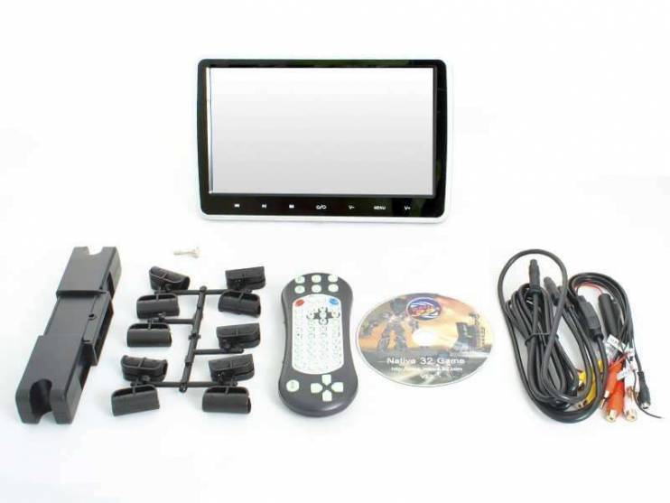 Навесной монитор на подголовник AVIS AVS1033T с диагональю 10.1" и встроенным DVD плеером