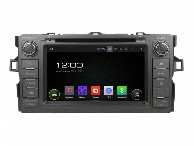 Штатная магнитола FarCar s130 Toyota Auris (2006-2012) R028